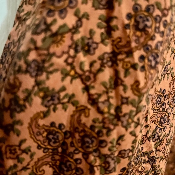 New Natural Life Brown Floral Dress with pockets Large/XLarge size - Picture 4 of 8